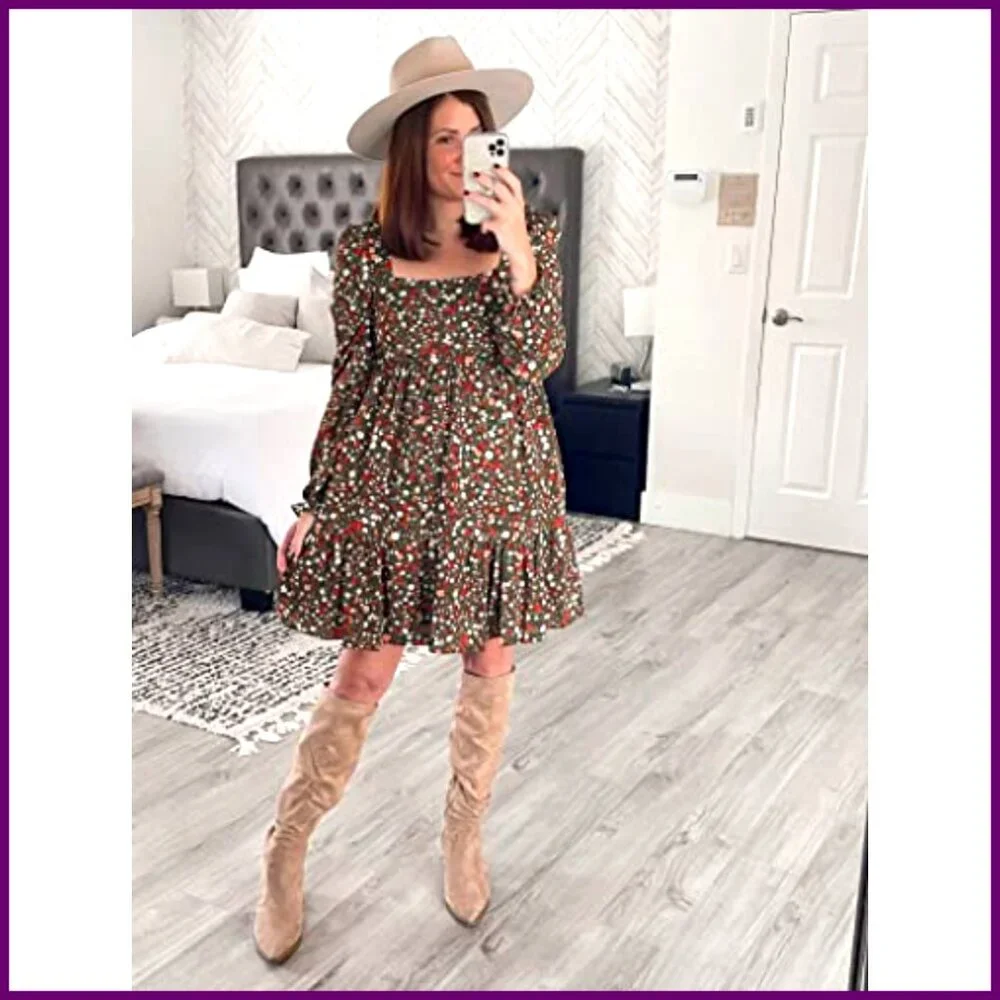 Pointed Toe Knee High Boots with Chunky Heel Side Zipper Wide Calf - Picture 7 of 8